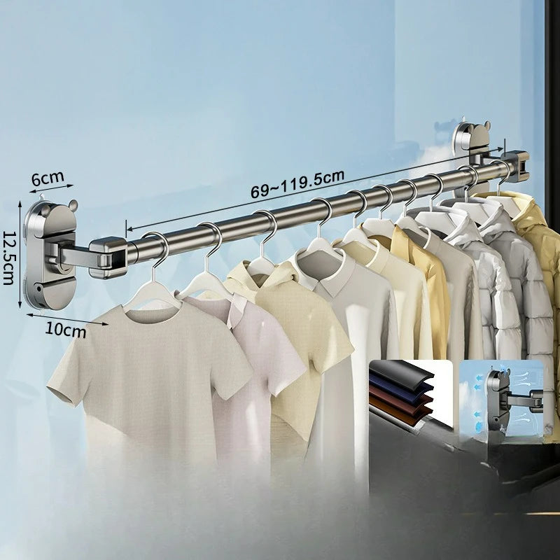LYR Retractable Suction Drying Rod
