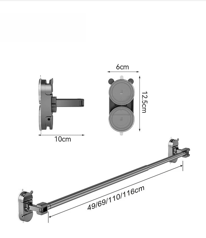 LYR Retractable Suction Drying Rod