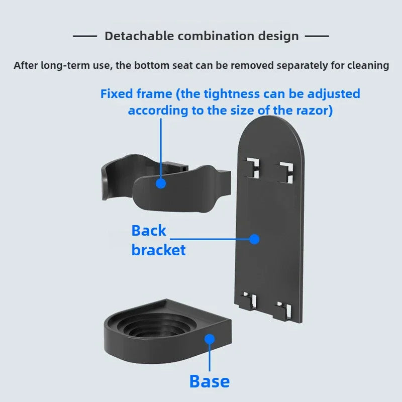 LYR Wall-Mounted Shaver Holder