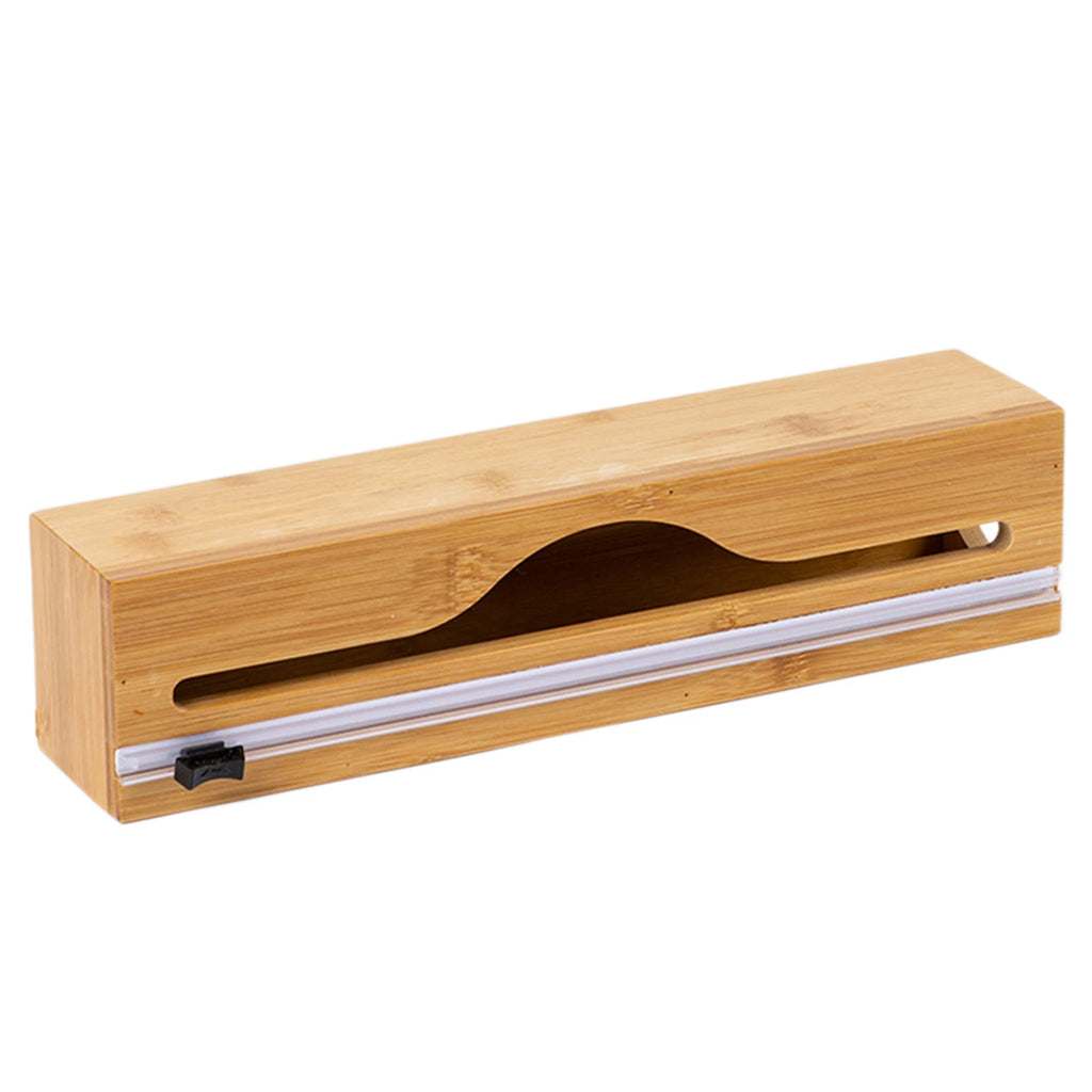 LYR Bamboo Wrap & Foil Dispenser with Slide Cutter