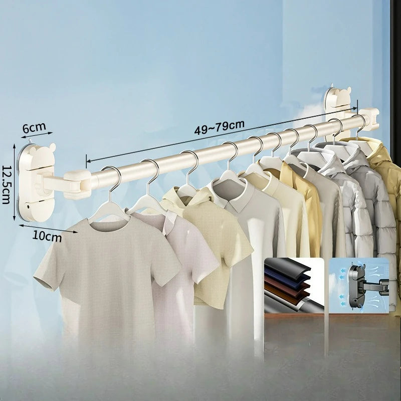 LYR Retractable Suction Drying Rod