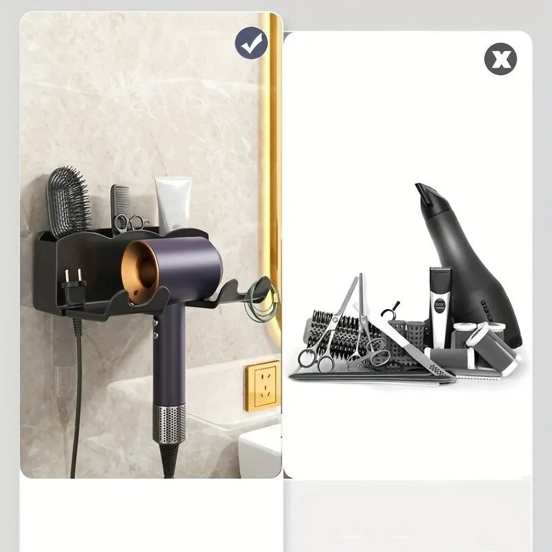 LYR Wall-Mounted Hair Dryer Holder