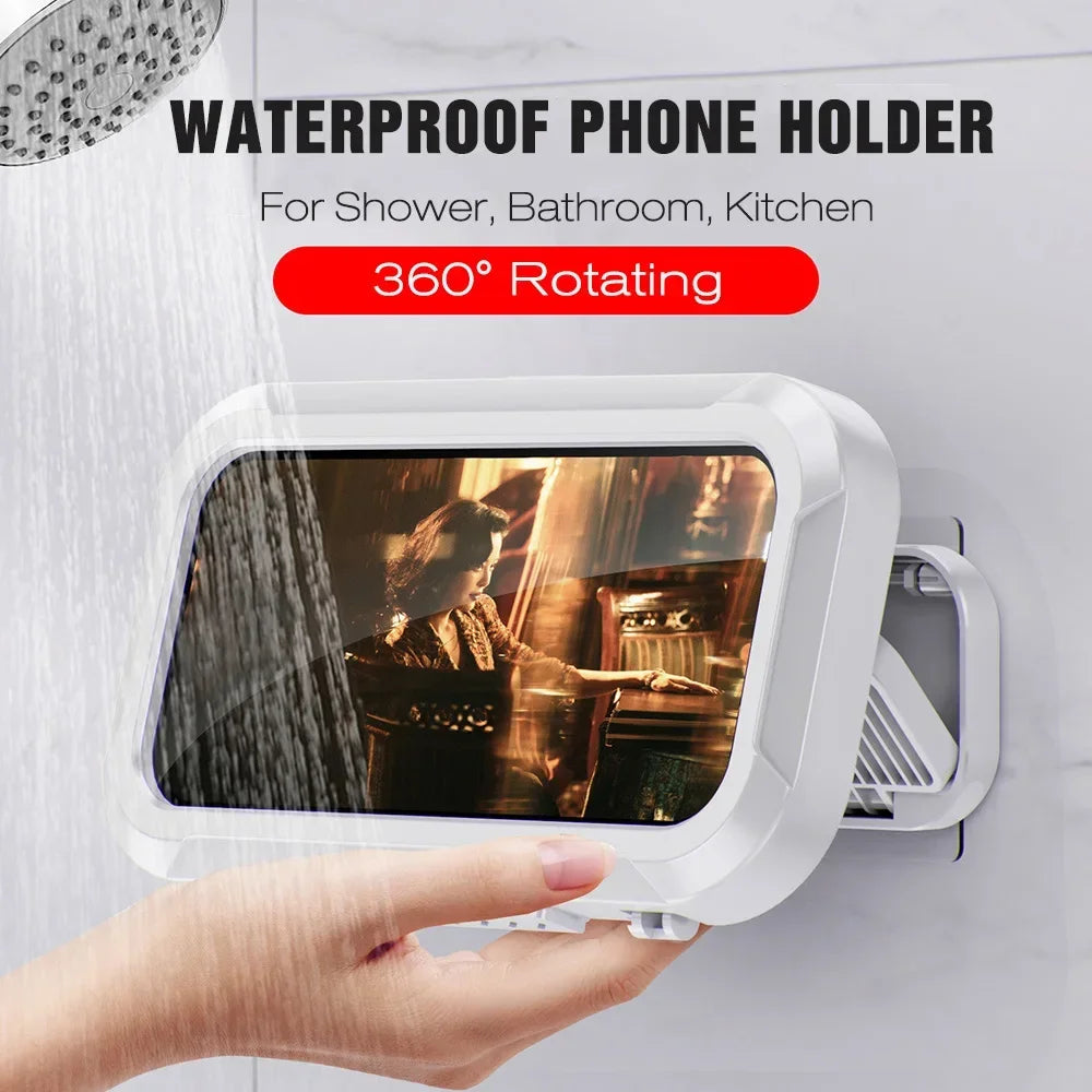 LYR Rotating Waterproof Shower Phone Holder