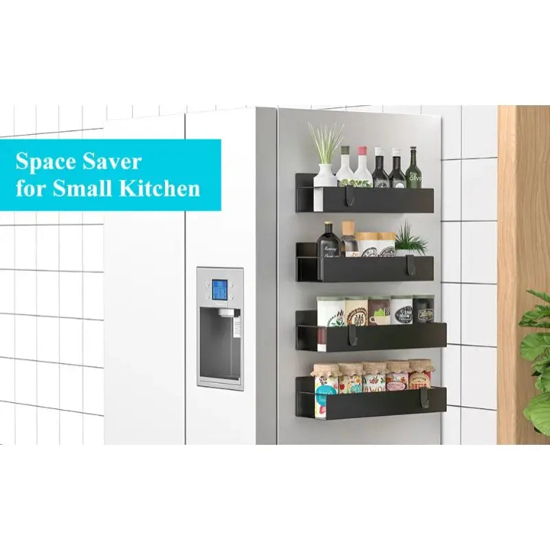 LYR Magnetic Fridge Shelf & Spice Rack Organizer