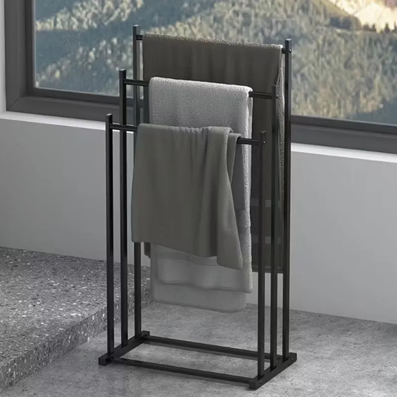 LYR 3-Tier Freestanding Towel Rack – Heavy-Duty Metal