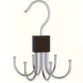 LYR Rotating Wood Multipurpose Hanger with Stainless Steel Hooks