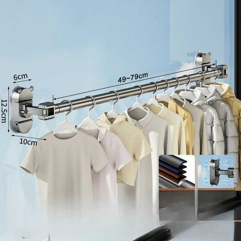 LYR Retractable Suction Drying Rod