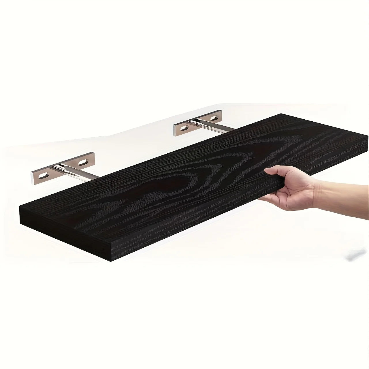 LYR Solid Wood Floating Wall Shelf