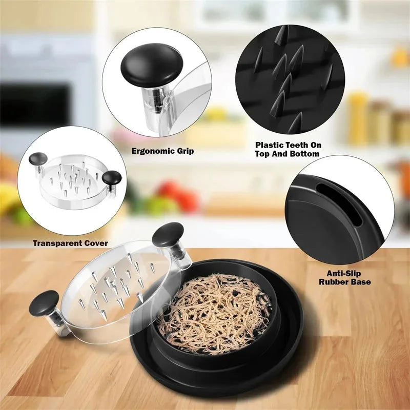 LYR Twist Meat Shredder Bowl with Lid