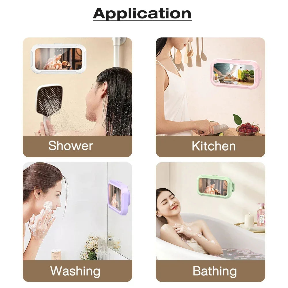 LYR Rotating Waterproof Shower Phone Holder