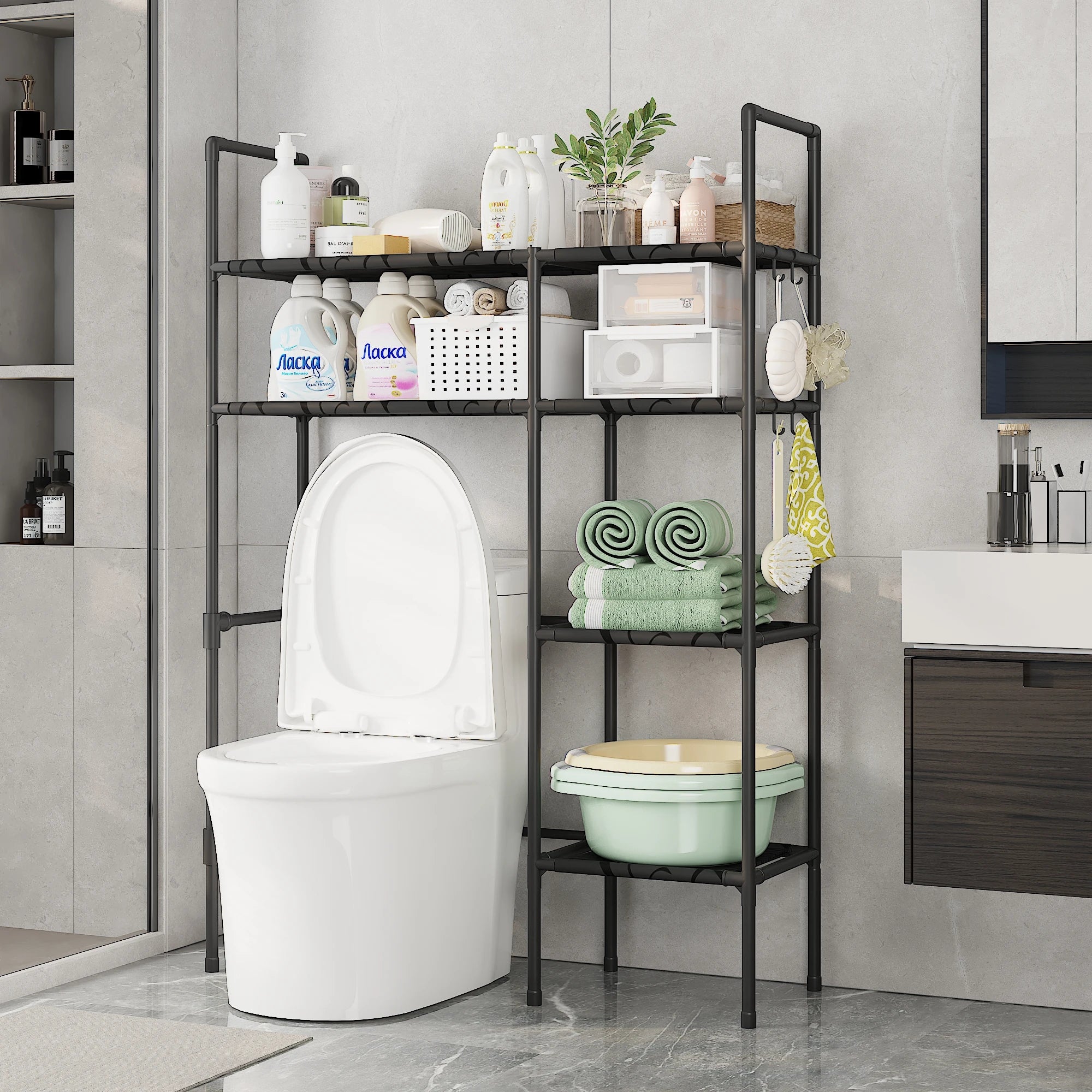 LYR Over-Toilet Bathroom Storage Shelf