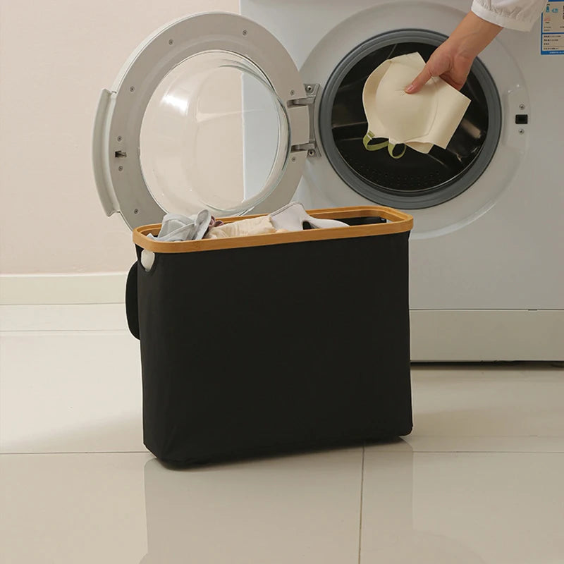LYR Toilet Paper Storage Basket | Foldable Bathroom Organizer