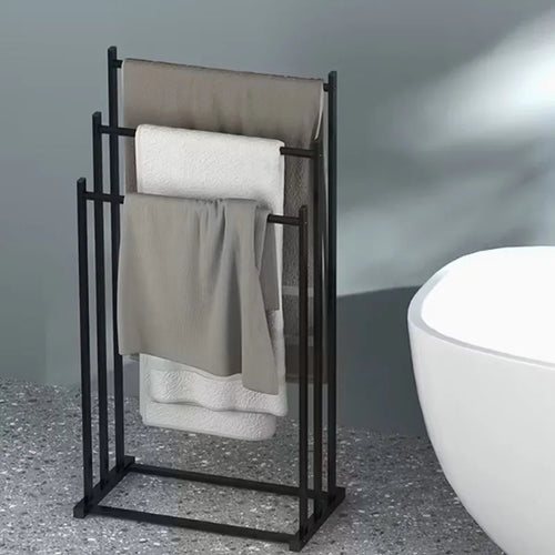 LYR 3-Tier Freestanding Towel Rack – Heavy-Duty Metal