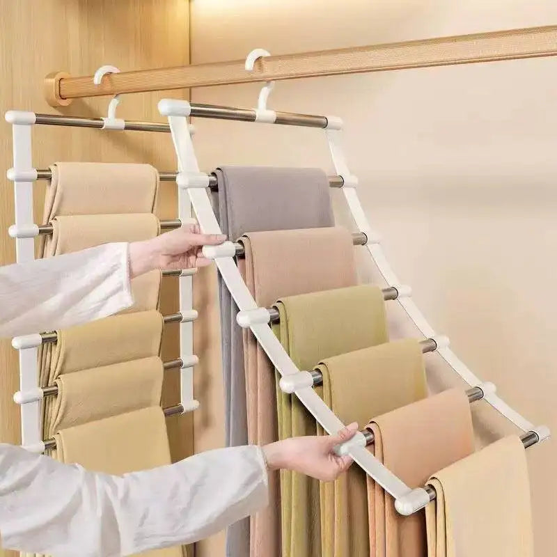 LYR Multi-Layer Pants Hanger | Space-Saving Closet Organizer