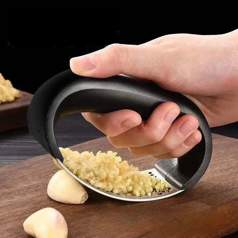 LYR Stainless Steel Rocker Garlic Press