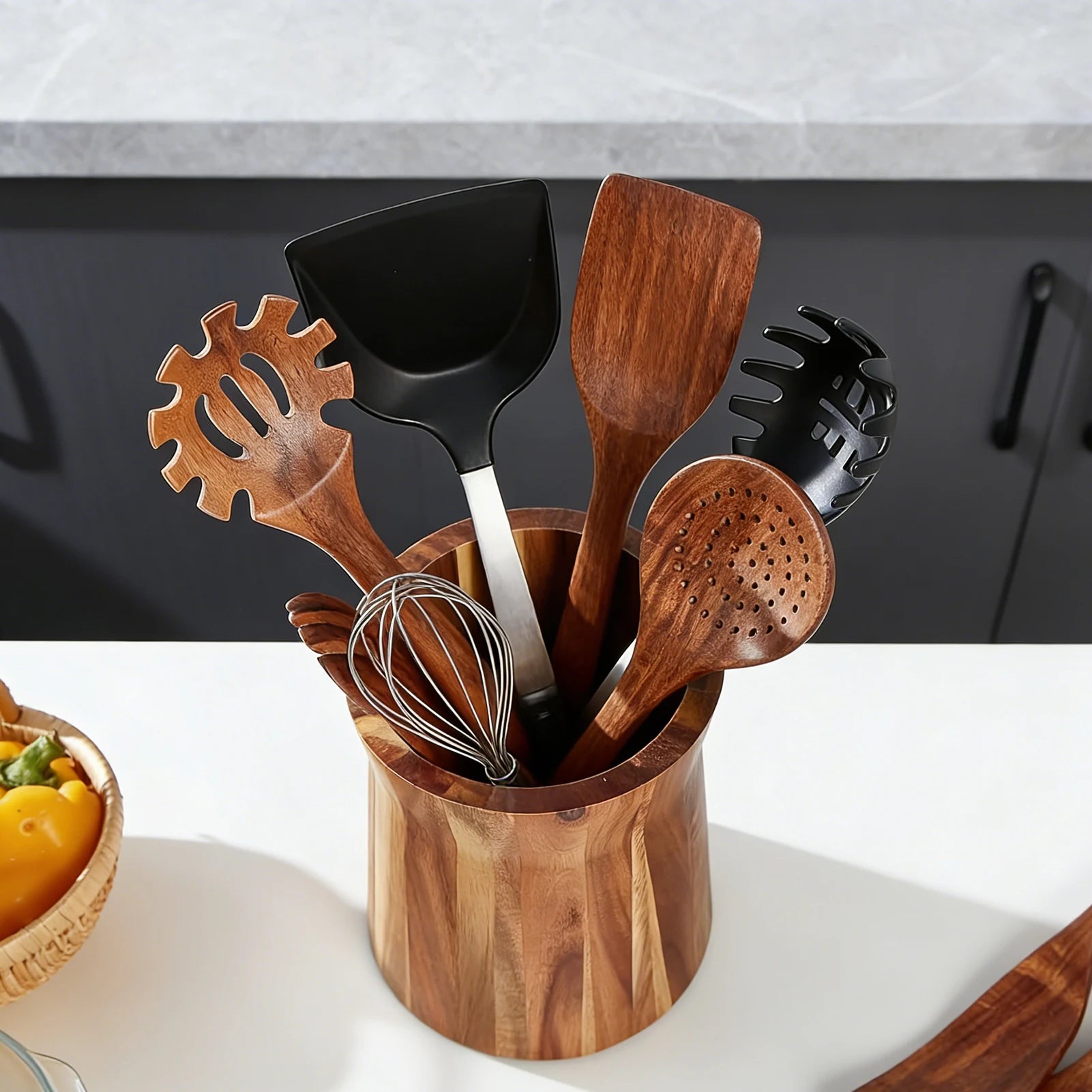 LYR Wooden Kitchen Organizer Box