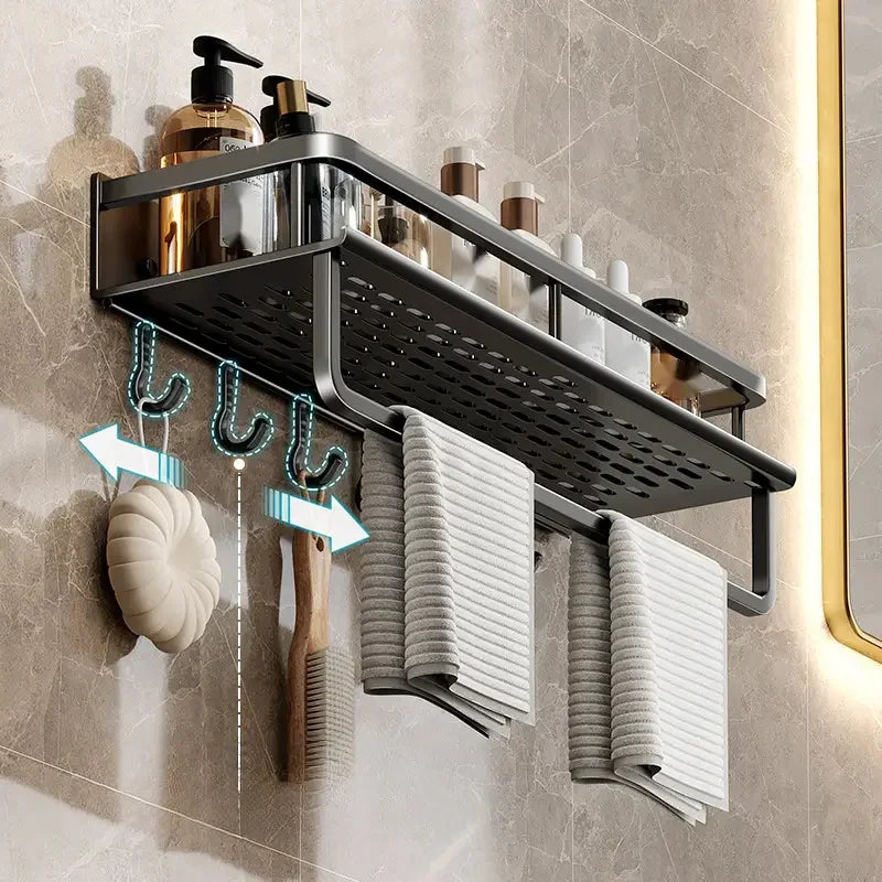 LYR Wall-Mounted Aluminum Storage Shelf