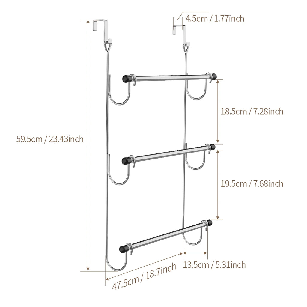 LYR Over-Door Towel Rack