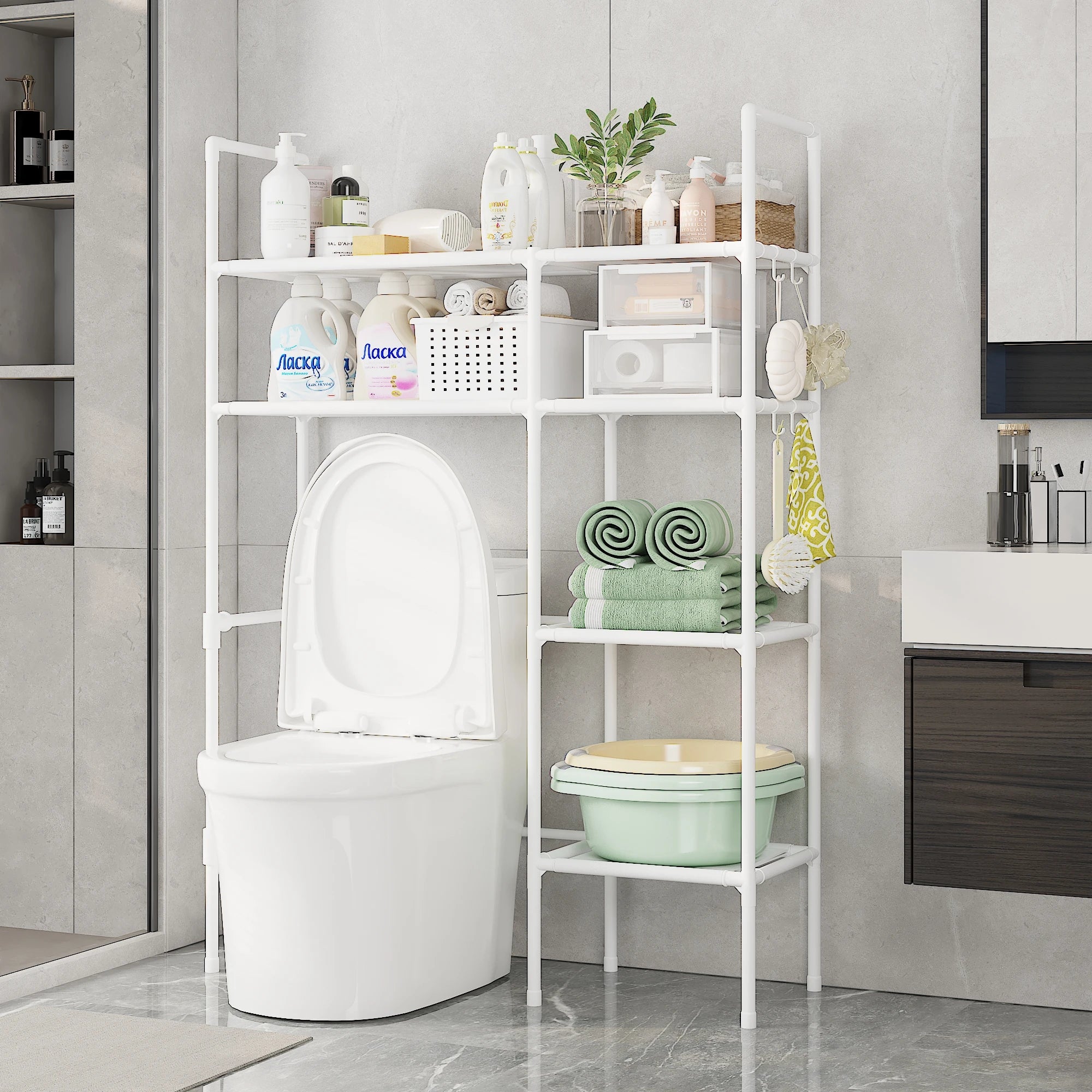 LYR Over-Toilet Bathroom Storage Shelf