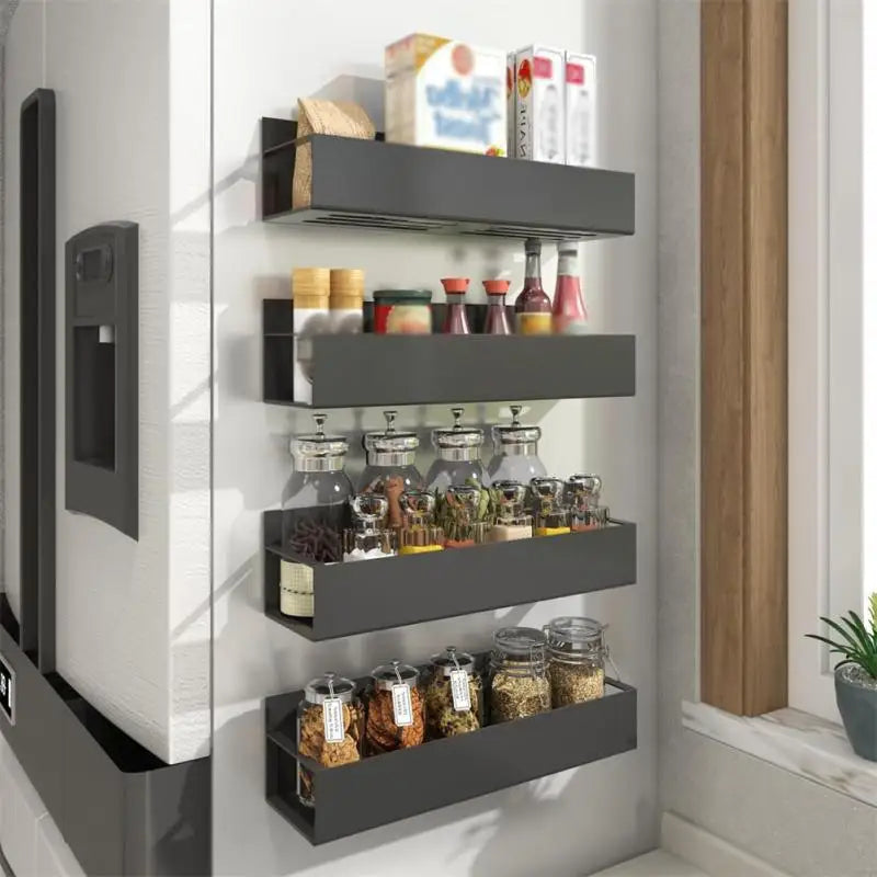 LYR Magnetic Fridge Shelf & Spice Rack Organizer