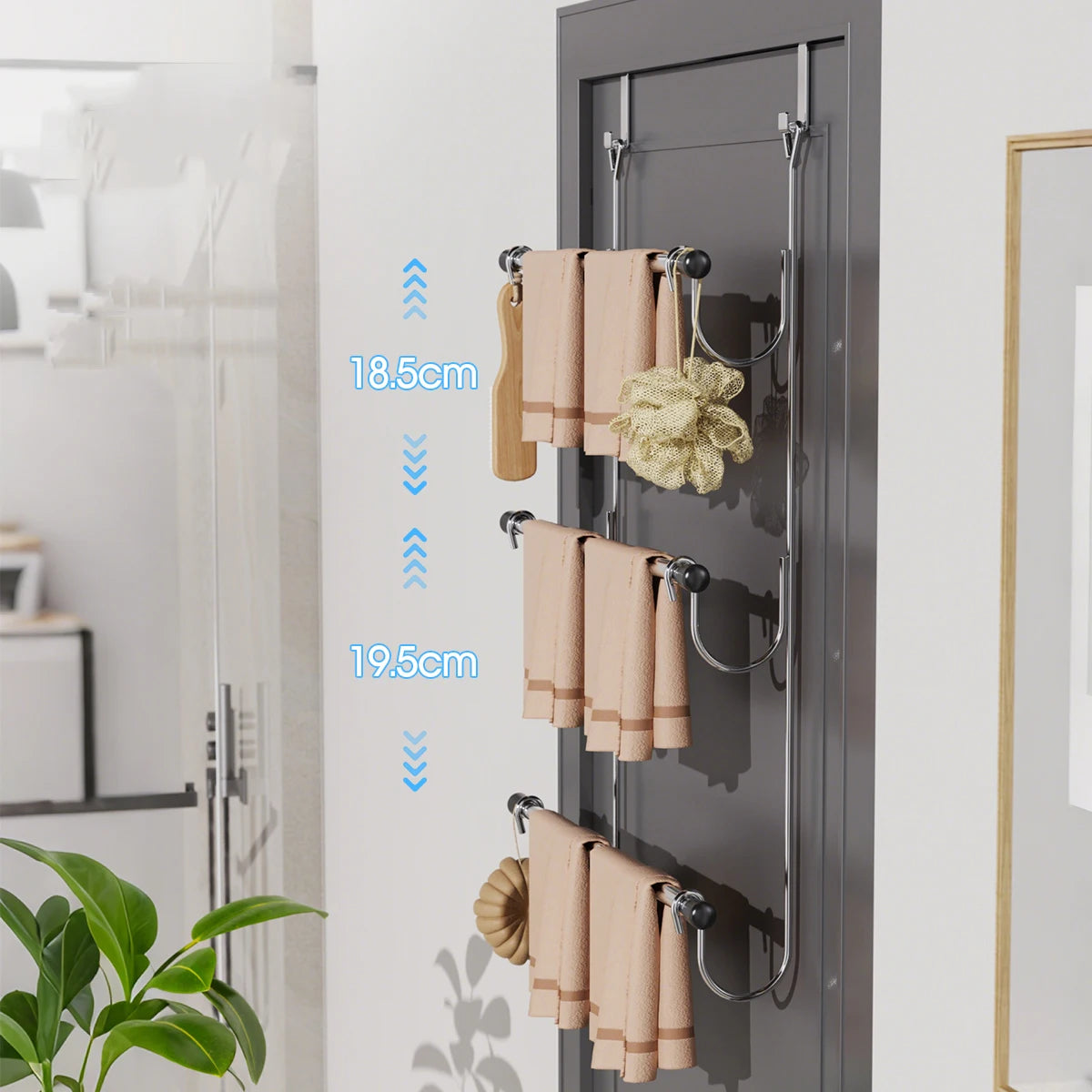 LYR Over-Door Towel Rack