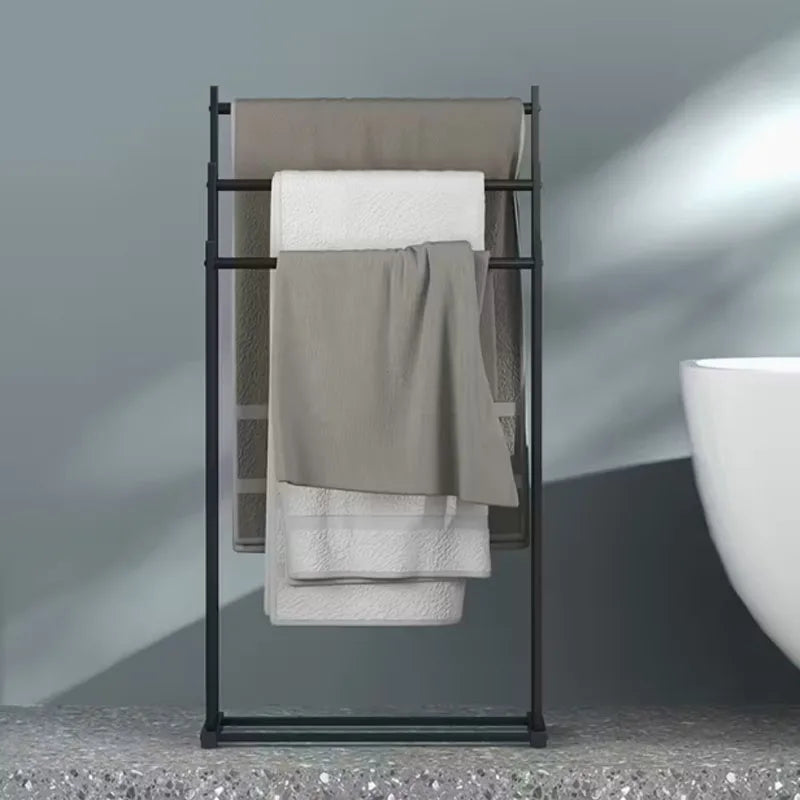 LYR 3-Tier Freestanding Towel Rack – Heavy-Duty Metal