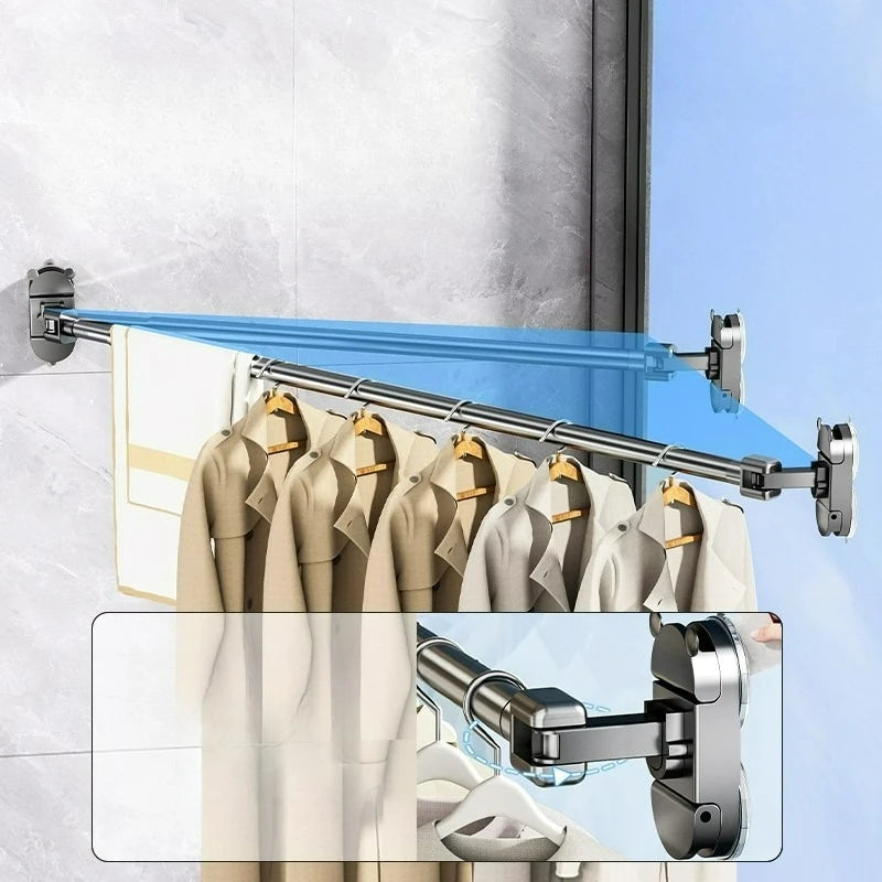 LYR Retractable Suction Drying Rod