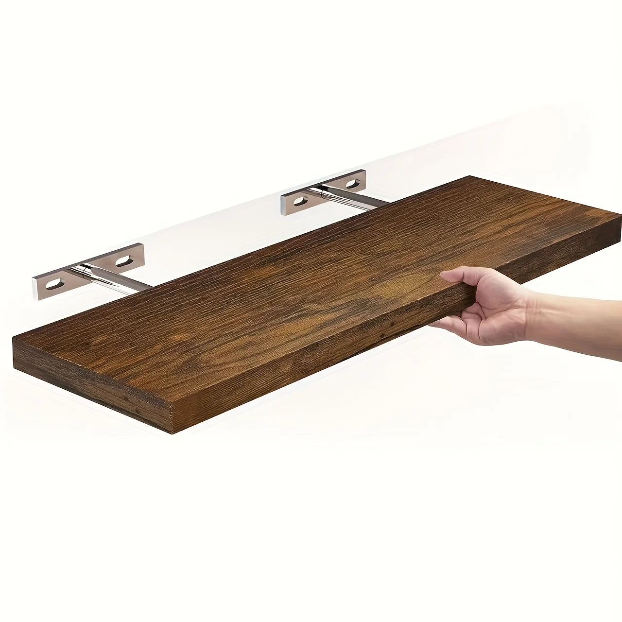 LYR Solid Wood Floating Wall Shelf