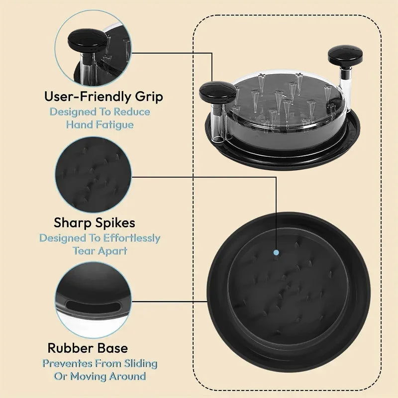 LYR Twist Meat Shredder Bowl with Lid
