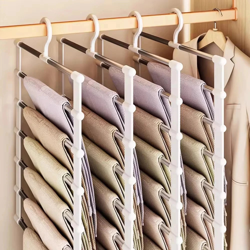 LYR Multi-Layer Pants Hanger | Space-Saving Closet Organizer