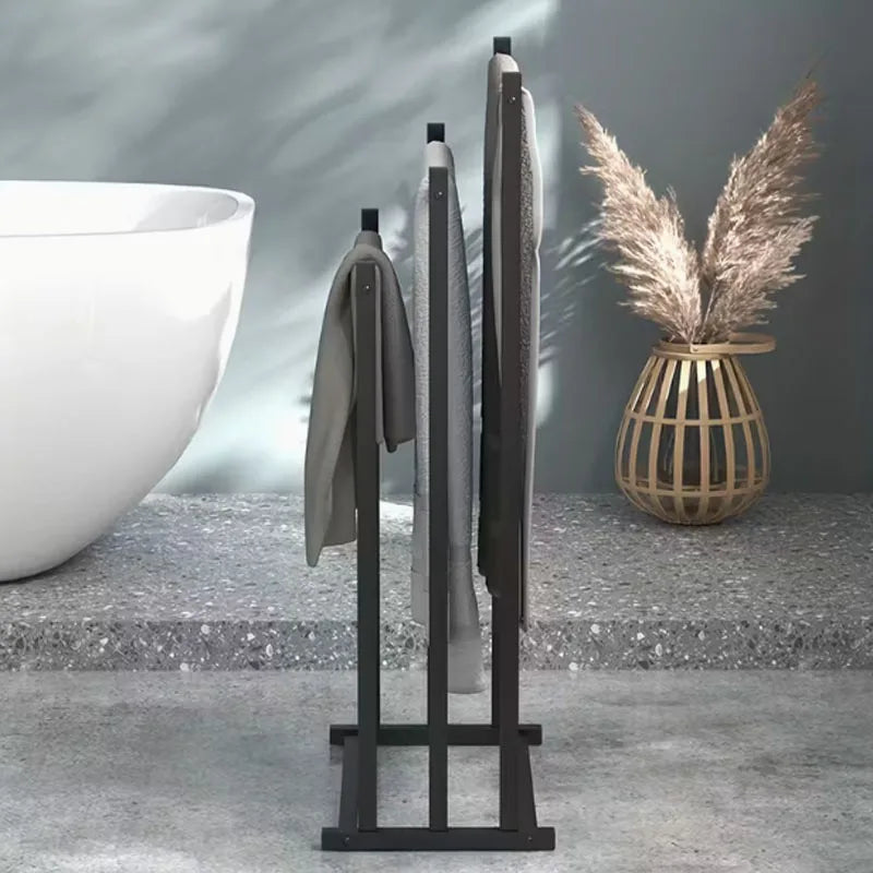 LYR 3-Tier Freestanding Towel Rack – Heavy-Duty Metal