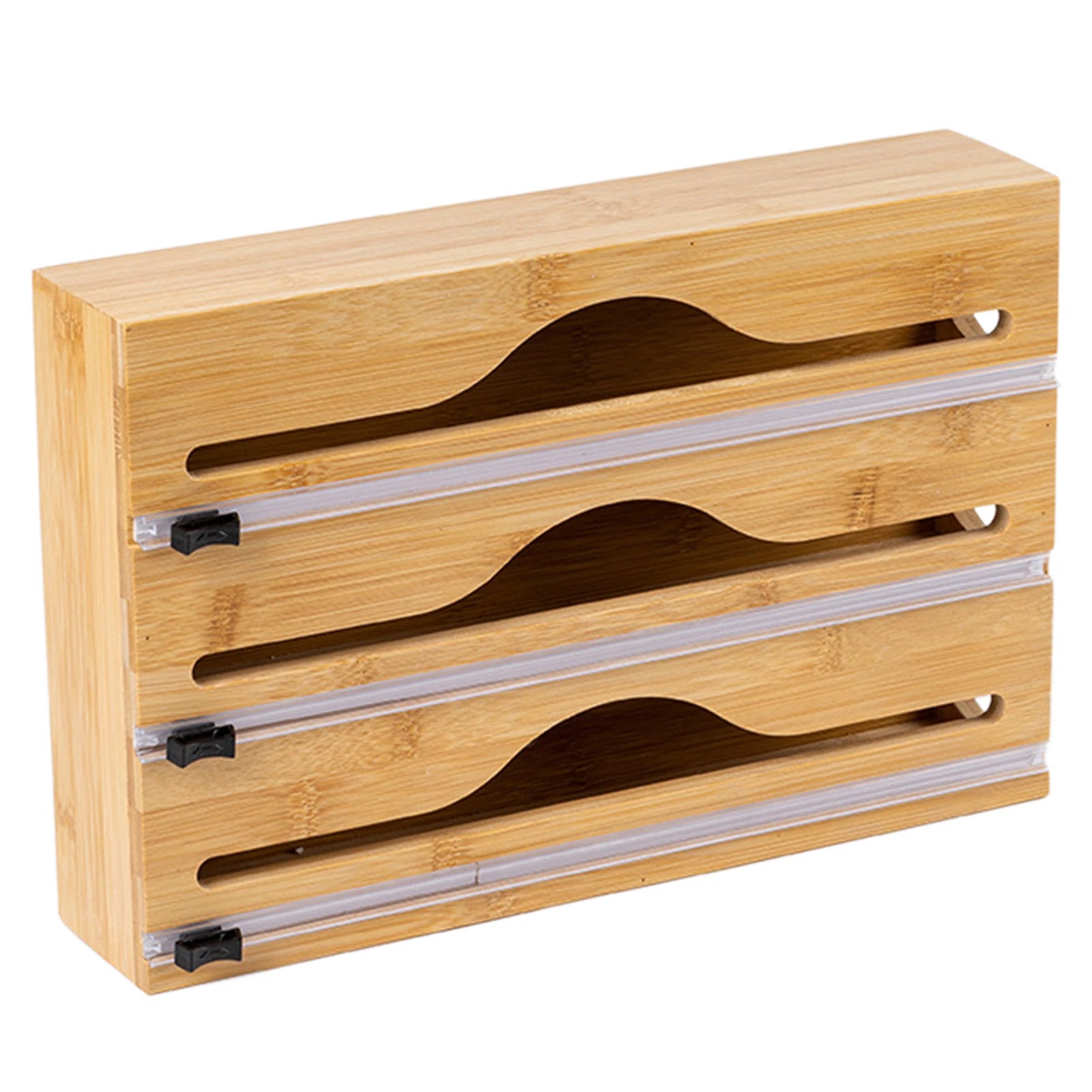 LYR Bamboo Wrap & Foil Dispenser with Slide Cutter