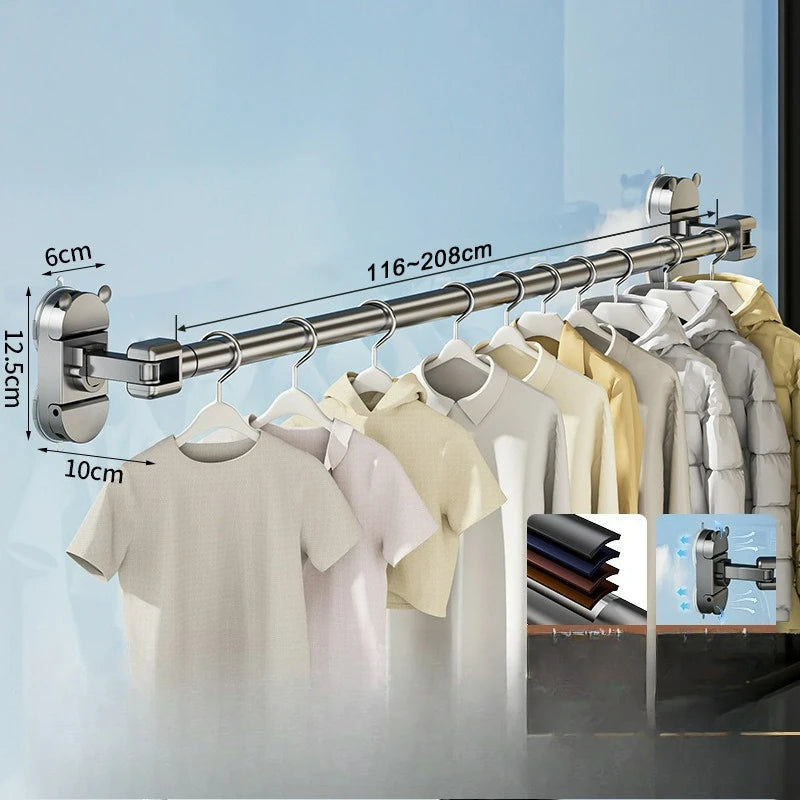 LYR Retractable Suction Drying Rod