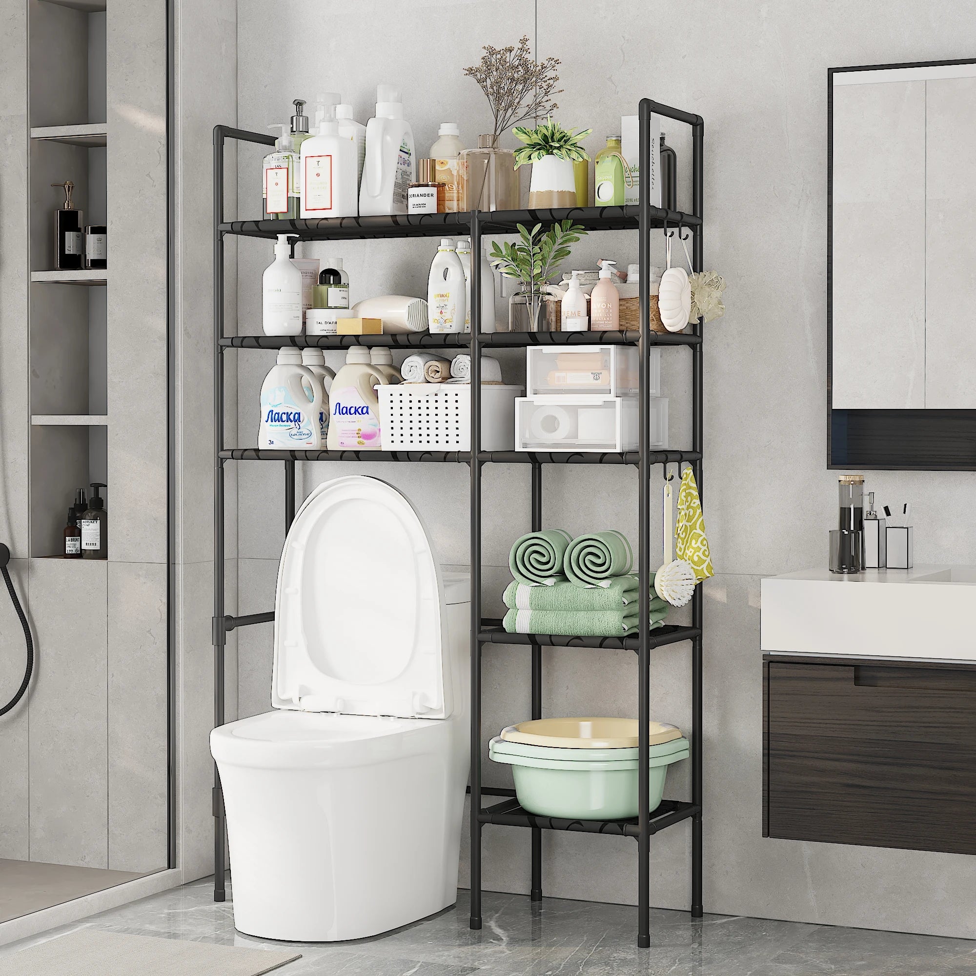 LYR Over-Toilet Bathroom Storage Shelf